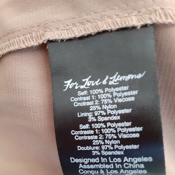 COPY - NWT FOR LOVE & LEMONS MARGOT BLACK LACE OFF THE SHOULDER MIDI DRESS - Picture 7 of 7